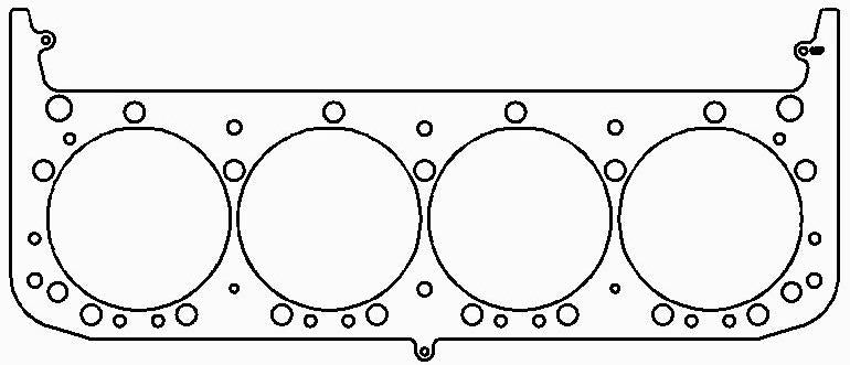 Cometic Chevy Gen1 Small Block V8 .044in MLX Cyl Head Gasket-4.220in Bore-All Pro Heads-Round Bore