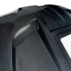 Prepreg Carbon Fiber GT R Style Vented Hood w/ Transparent window  - BMW G80 M3 & G81 M3 / G82 & G83 M4.