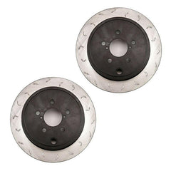 FactionFab Swept Slot Bi-Directional Rear Brake Rotor | 2013-2022 Subaru BRZ/Scion FR-S/Toyota GR86/86 (1.10038.1).