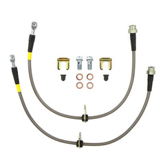 FactionFab Rear Stainless Steel Brake Lines | 2008-2017 Subaru WRX STI and 2013-2021 Subaru BRZ/Scion FR-S/Toyota 86 (1.10092.1)