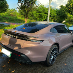 Carbon Fiber Vented Rear Spoiler - Porsche Taycan 2020+.