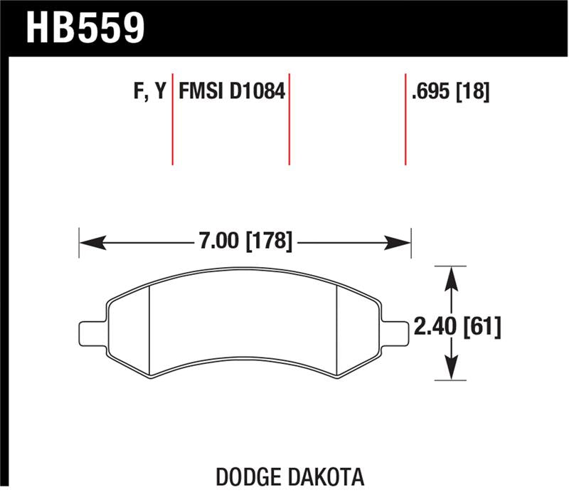 Hawk LTS Street Brake Pads