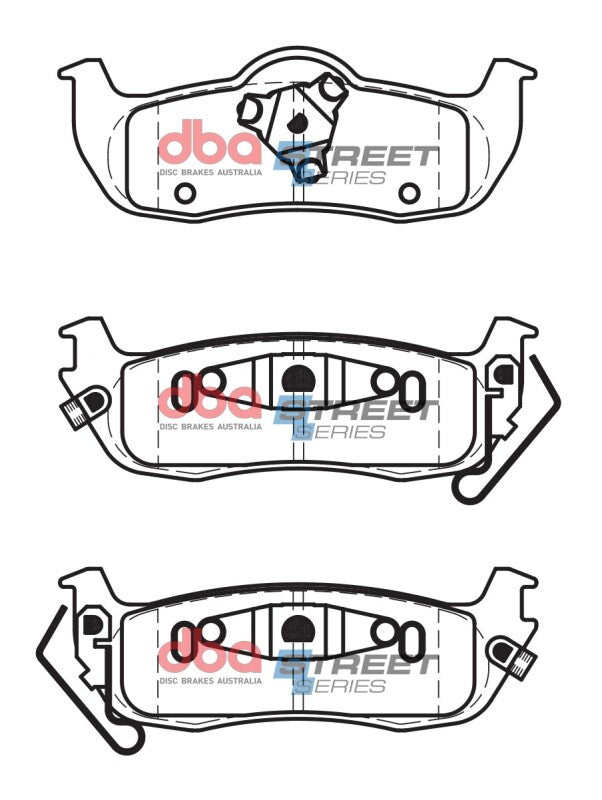 DBA 05-10 Infiniti QX56 Street Series Rear Brake Pads