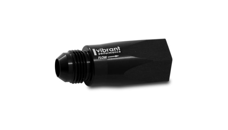 Vibrant -10AN Female to Male Inline Check Valve