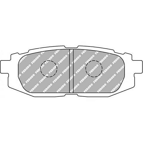 Ferodo DS1 Rear Brake Pads | 2022 Subaru BRZ/Toyota GR86 and 2013-2021 Subaru BRZ/Scion FR-S/Toyota 86 (FCP4187W).