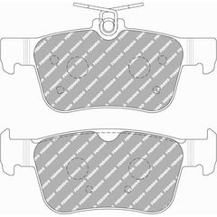Ferodo DS2500 Rear Brake Pads | 2017-2021 Honda Civic Type-R (FCP5086H).