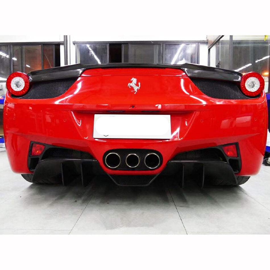 Prepreg Carbon Fiber OE Style Rear Diffuser - Ferrari 458.