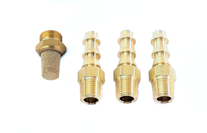 Barb Fittings and Breather Filter for 4 Port Boost Control Solenoid