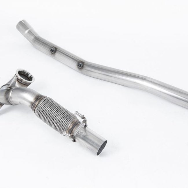 Milltek Large Bore Downpipe with Race Pipe for 8V.2 Audi S3 Quattro / 2016+ SEAT / 2016+ Volkswagen