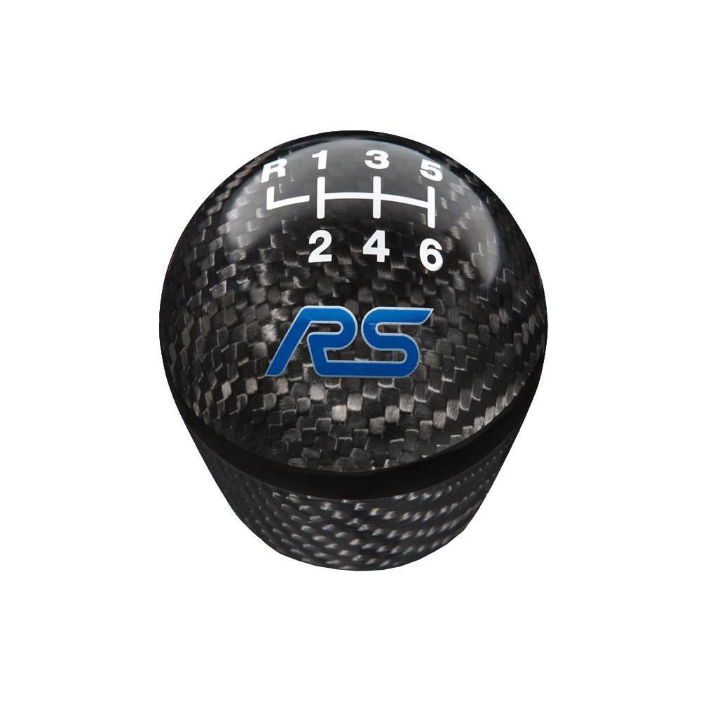 Ford Performance 6-Speed Carbon Fiber Shift Knob  w/ RS Logo | 2016-2018 Ford Focus RS (M-7213-FRSCF)