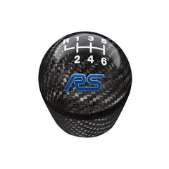 Ford Performance 6-Speed Carbon Fiber Shift Knob  w/ RS Logo | 2016-2018 Ford Focus RS (M-7213-FRSCF)