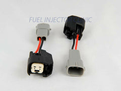 Fuel Injector Clinic Set of 4 Denso (Female) to Toyota (Male) Injector Plug Adapters / PADPDtoT4.
