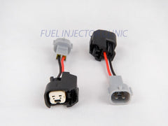 Fuel Injector Clinic Set of 6 Us Car/EV6 (Female) to Denso (Male) Injector Plug Adapters / PADPUtoD6
