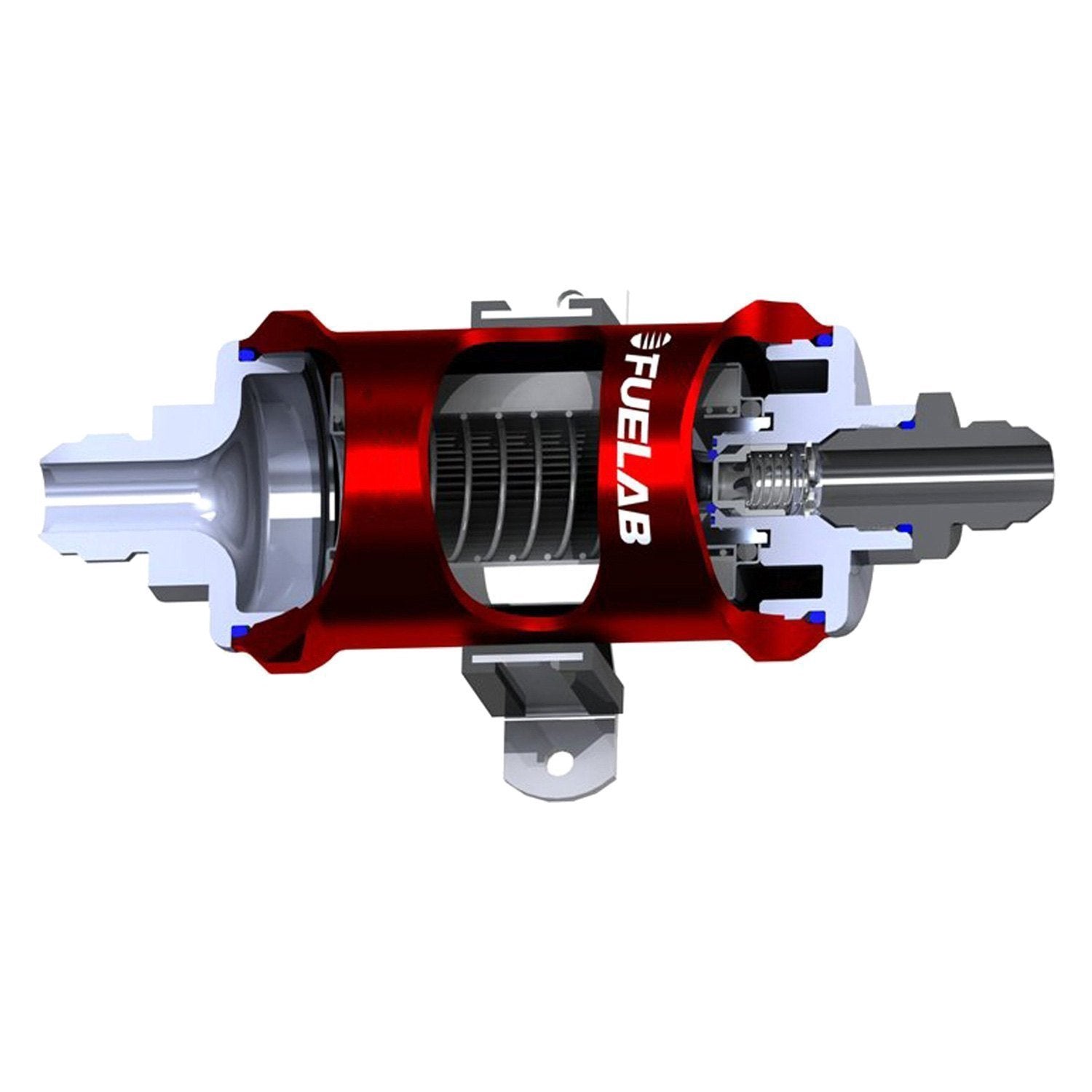 Fuelab 848 Series In-Line Filter w/ Check Valve - 3” Element - 10 Micron/Paper (84800)
