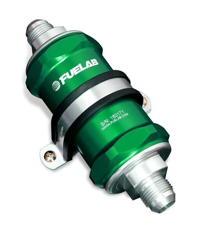 Fuelab 848 Series In-Line Filter w/ Check Valve - 3” Element - 10 Micron/Paper (84800)