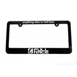 Full-Race License Plate Frame.
