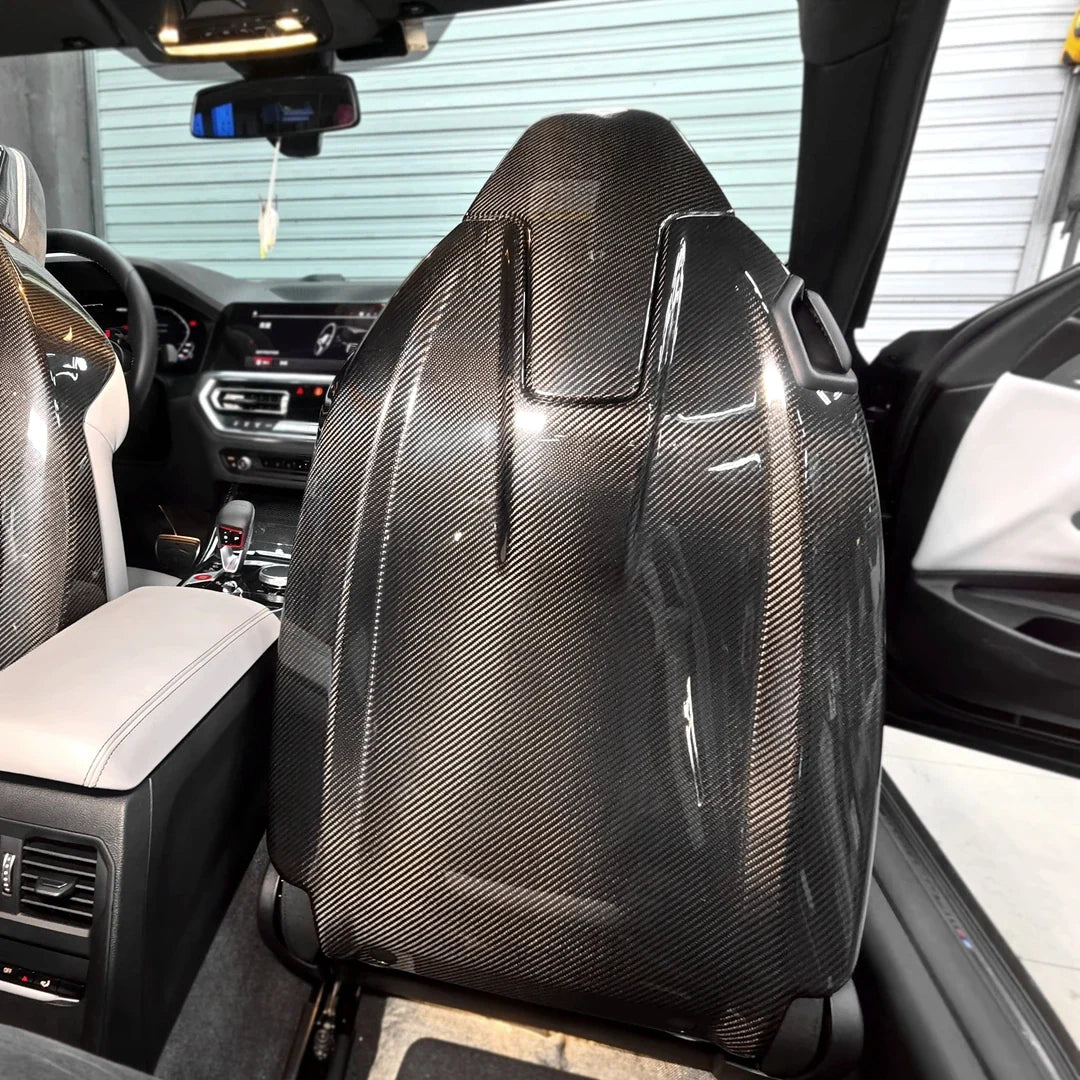 Carbon Fiber Seatback Covers - BMW X3M/X4M F97 & F98.