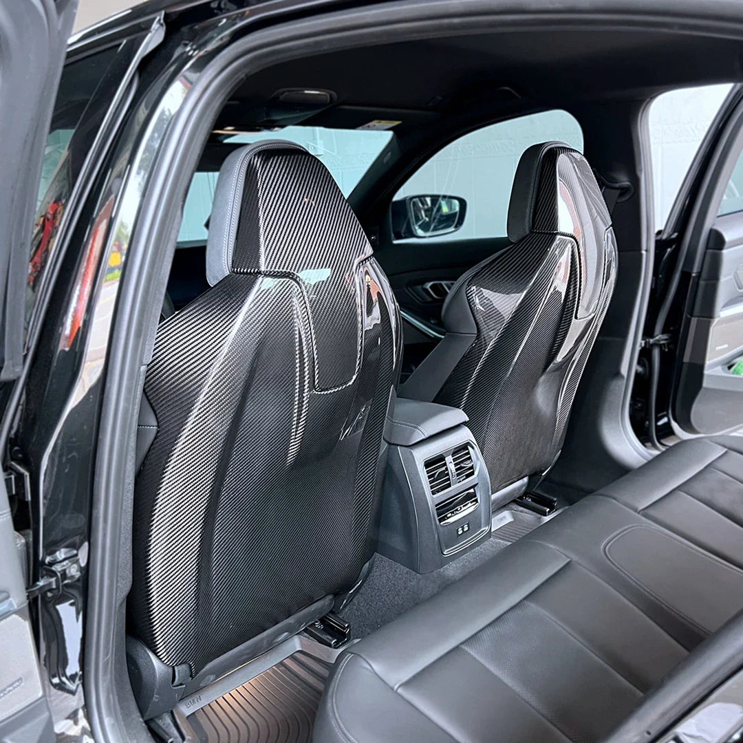 Carbon Fiber Seatback Covers - BMW X3M/X4M F97 & F98.