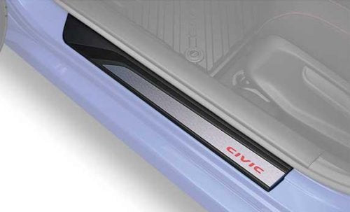 Genuine Honda 2016-2021 Civic Door Sill Trim - Illuminated Red