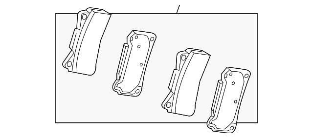 Genuine Honda 2017-2019 Honda Civic Type-R FK8 Front Brake Pads