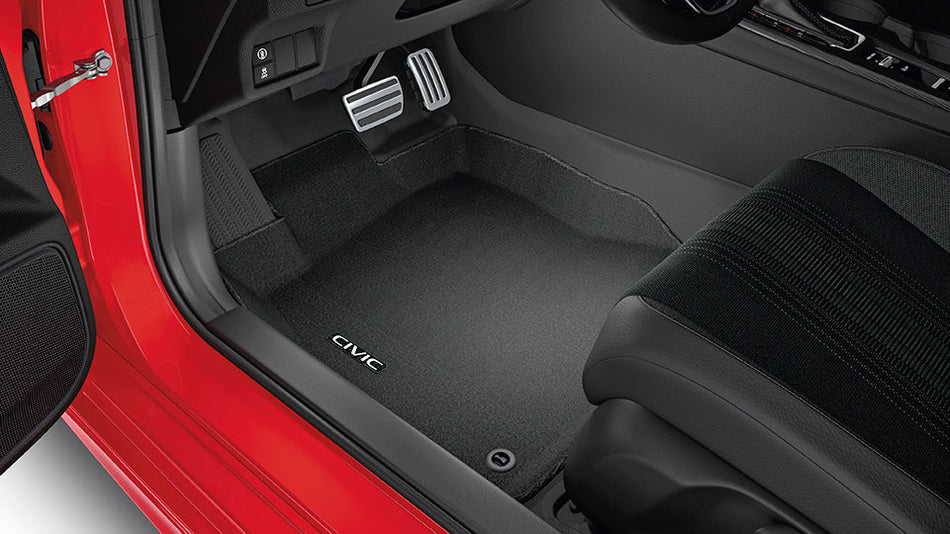 Genuine Honda 2022+ Civic Contoured High-Wall Carpet Floor Mat Set (Civic)