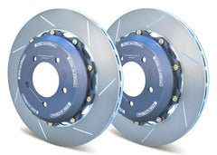 Girodisc Slotted 2pc Rear Brake Rotor Set | 2008-2015 Mitsubishi Evo X (A2-047)