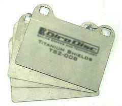 Girodisc Rear Brake Pad Titanium Shields | 1999-2006 Mitsubishi Evo 6-9 (TS2-0961).