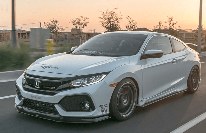 GReddy Carbon Fiber Front Lip Spoiler | 2017-2021 Honda Civic Si (17550101).