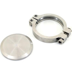 PLM Block Off Flange & Clamp For Tial 44mm MVR Wastegate EWG.