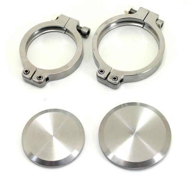 PLM Block Off Flange & Clamp For Tial 38mm MVS Wastegate EWG.