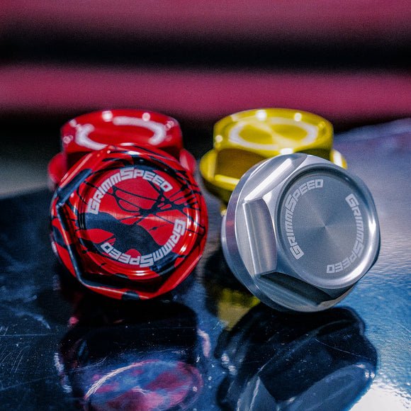 GrimmSpeed V2 Bolt Oil Cap | (GRM120014).