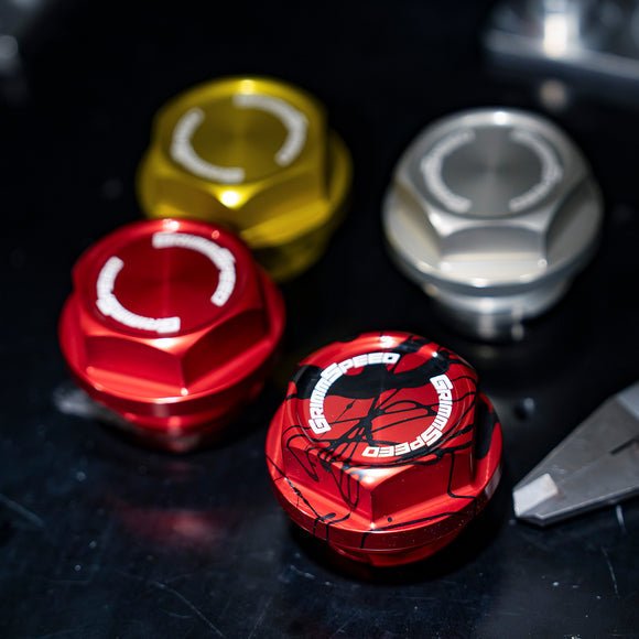 GrimmSpeed V2 Bolt Oil Cap | (GRM120014).