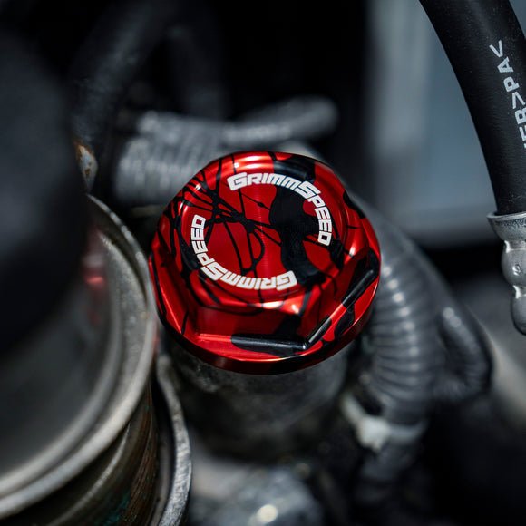GrimmSpeed V2 Bolt Oil Cap | (GRM120014).