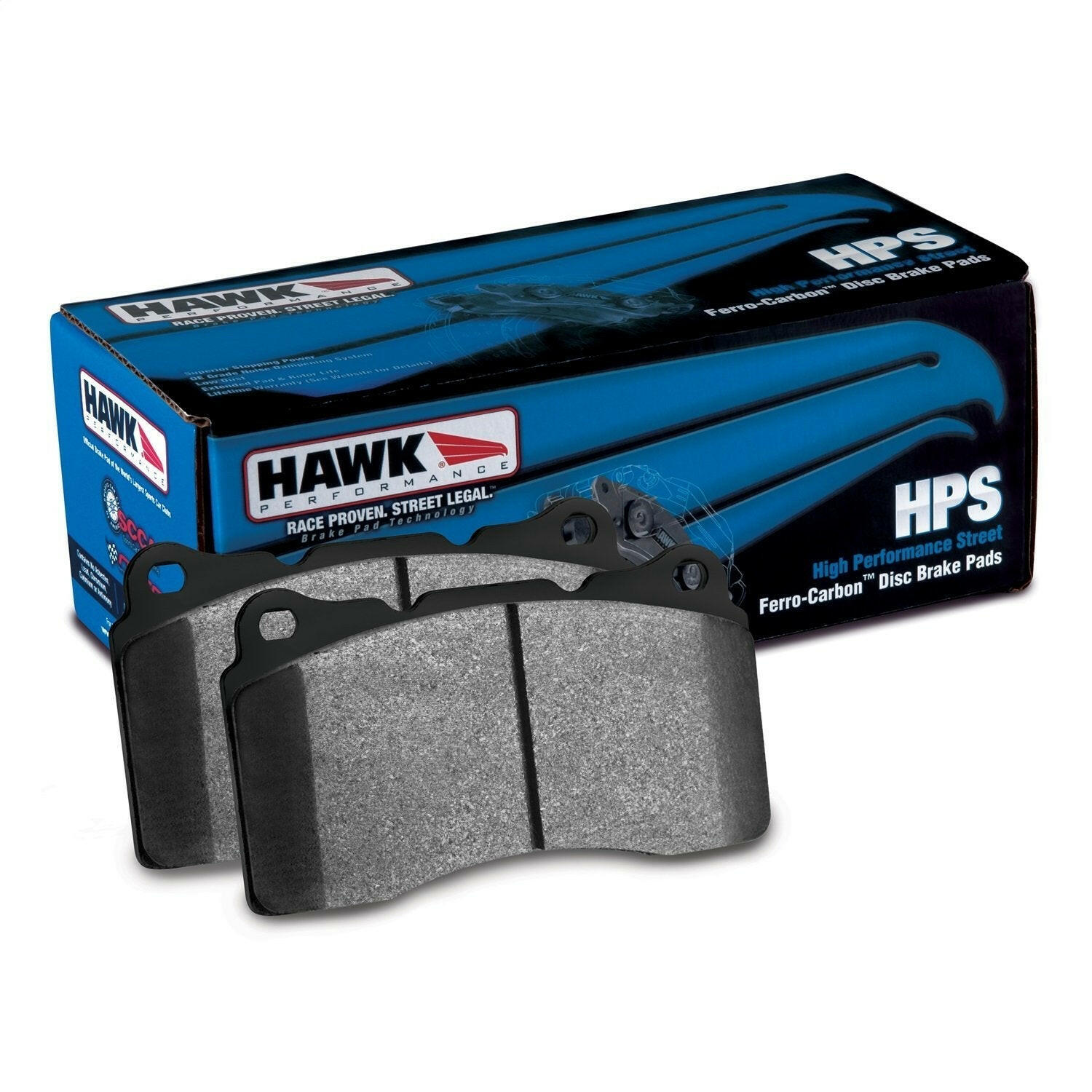 Hawk Brembo Package HPS Rear Brake Pads | 2015-2017 Ford Mustang (HB803F.639).