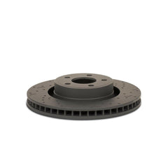 Hawk Talon 320mm Drilled and Slotted Rear Brake Rotors | 2015-2018 Ford Mustang EcoBoost (HTC5385).
