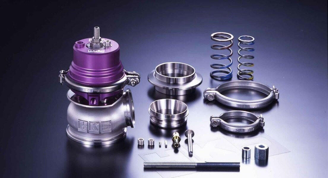 HKS 50/60mm GT II Wastegate (14005-AK001/2).