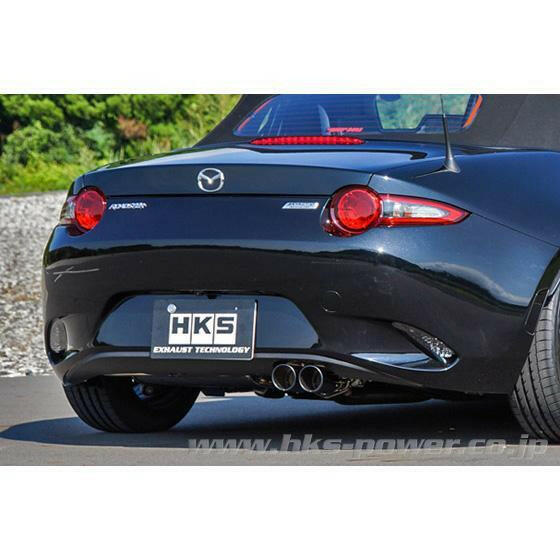 HKS Legamax Premium Axle-Back Exhaust | 2016-2021 Mazda MX-5 Miata (32018-AZ010).