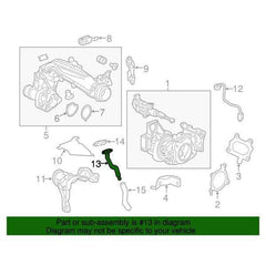 Honda OEM Turbo Oil Return Pipe Gasket | 2016-2021 Honda Civic 1.5T/Si (15540-59B-000).