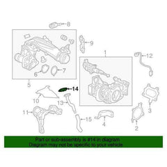 Honda OEM Turbo Oil Return Pipe Gasket | 2016-2021 Honda Civic 1.5T/Si (15544-59B-003).