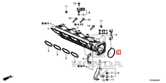 Honda OEM Throttle Body Gasket | 2017-2021 Honda Civic Type-R (17107-R40-A01).