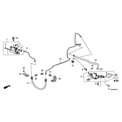 Honda OEM Clutch Master Cylinder | 2016-2021 Honda Civic 1.5T/Si (46925-TBA-A02).
