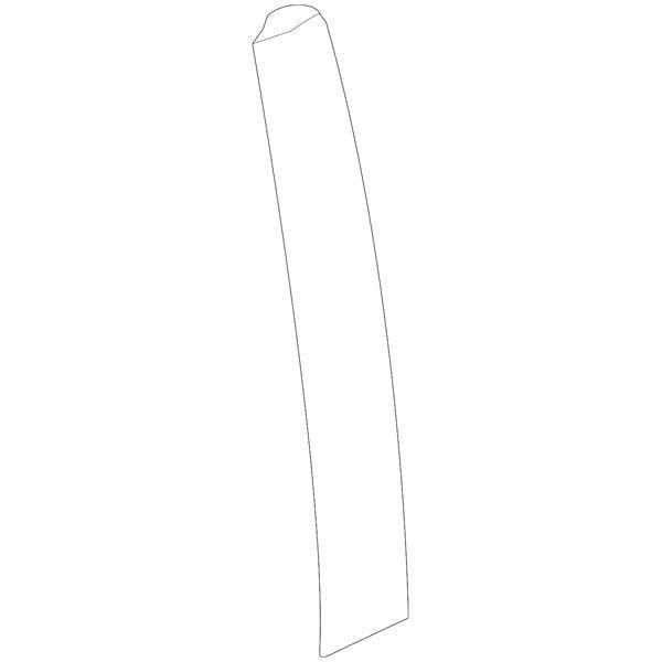 Honda OEM Front Door Window Side Garnish - Driver Side | 16-21 Honda Civic Sedan (72470-TBA-A01).