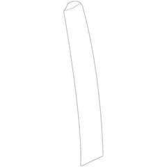 Honda OEM Front Door Window Side Garnish - Driver Side | 17-21 Honda Civic Hatch (72470-TED-T01).