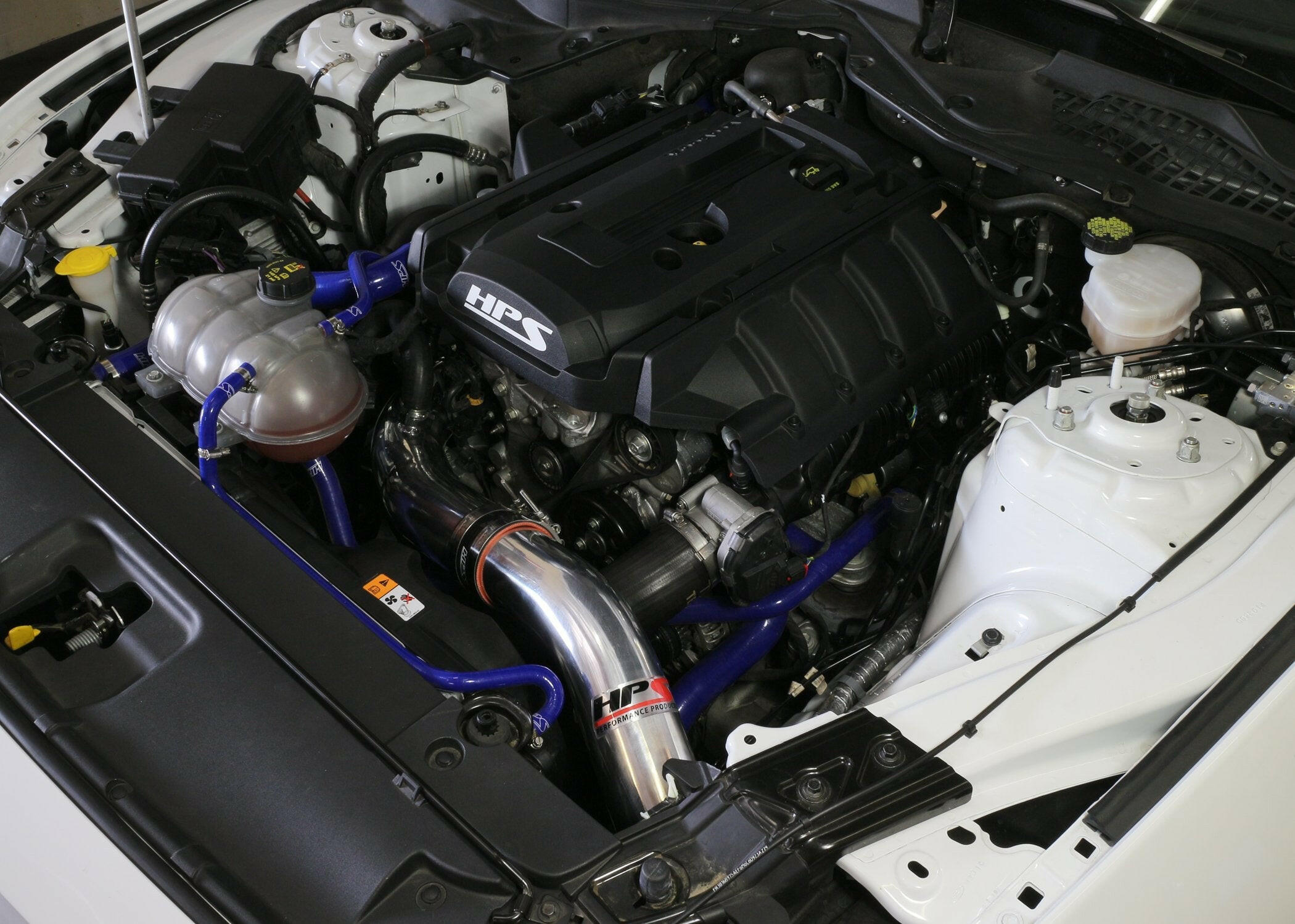HPS Long Ram Cold Air Intake | 2015-2017 Ford Mustang Ecoboost (837-575).