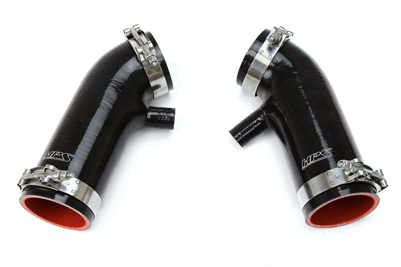 HPS Post MAF Silicone Air Intake Hose Kit | 2014 - 2015 Infiniti Q60, 2009 - 2020 Nissan 370Z, and 2008 - 2014 Infiniti G37 (87-68426-BLK).