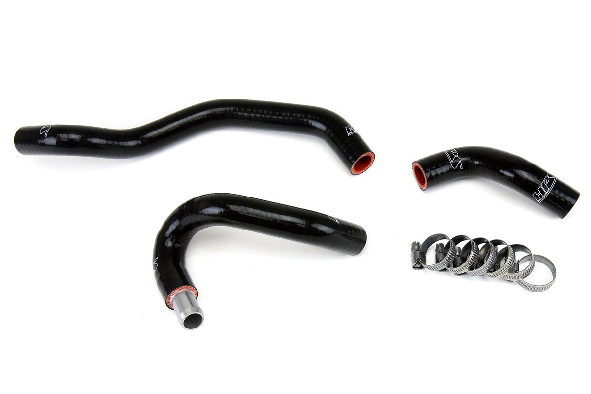 HPS Silicone Heater Coolant Hose Kit | 2014 - 2015 Infiniti Q60/Q50, 2008 - 2013 Infiniti G37, and 2009 - 2020 Nissan 370Z (57-1437-BLK).
