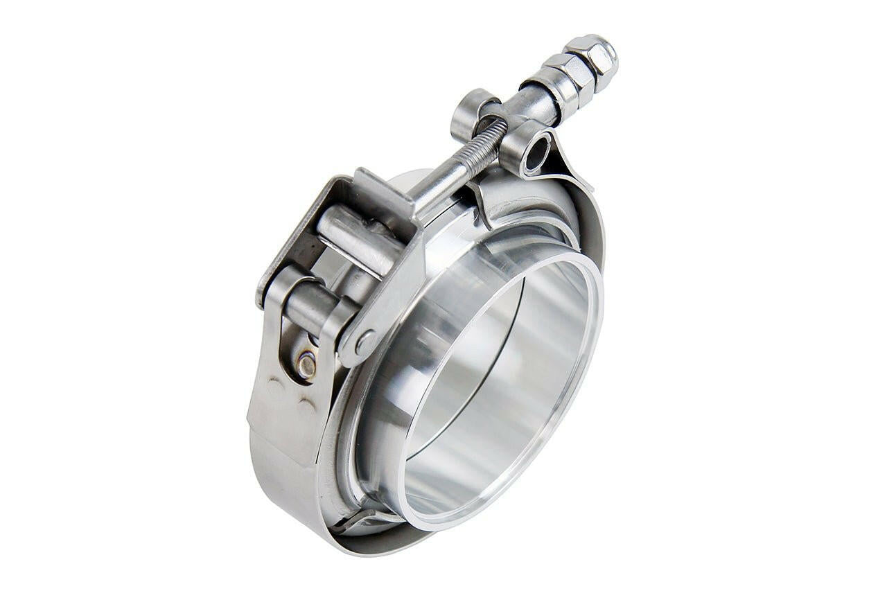 HPS Stainless Steel Quick Release V-Band Clamp Kit | Universal (HPS-VCKIT-AL-200).