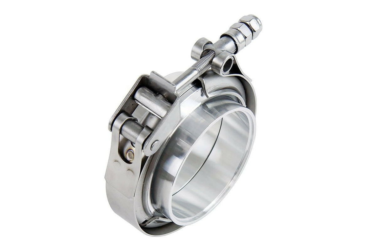 HPS Stainless Steel Quick Release V-Band Clamp Kit | Universal (HPS-VCKIT-AL-200).