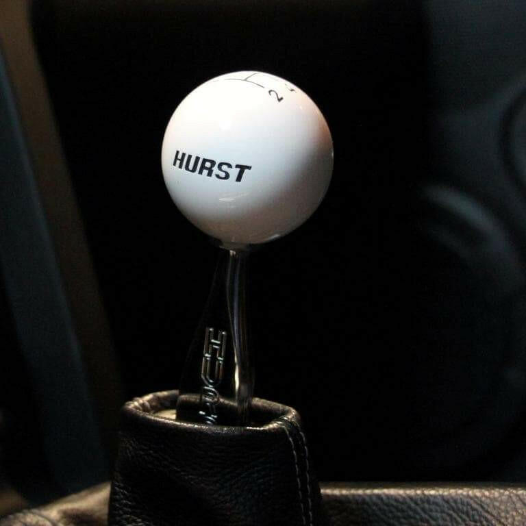 Hurst White 6 Speed Shift Knob M12x1.25 (1630225).