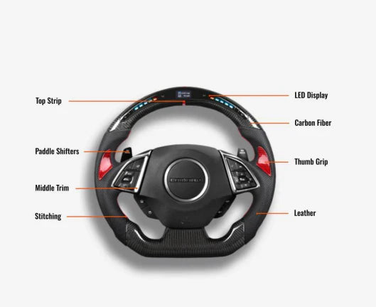 Full Custom Steering Wheel - Chevrolet Camaro.